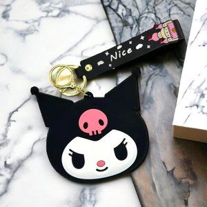 Keychain Kuromi Wallet Coin Purse Anime Sanrio Hello Kitty Gift for Kids Women